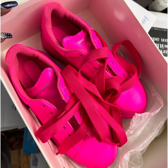 Hot Pink Alexander Mcqueens - Picture 2 of 2